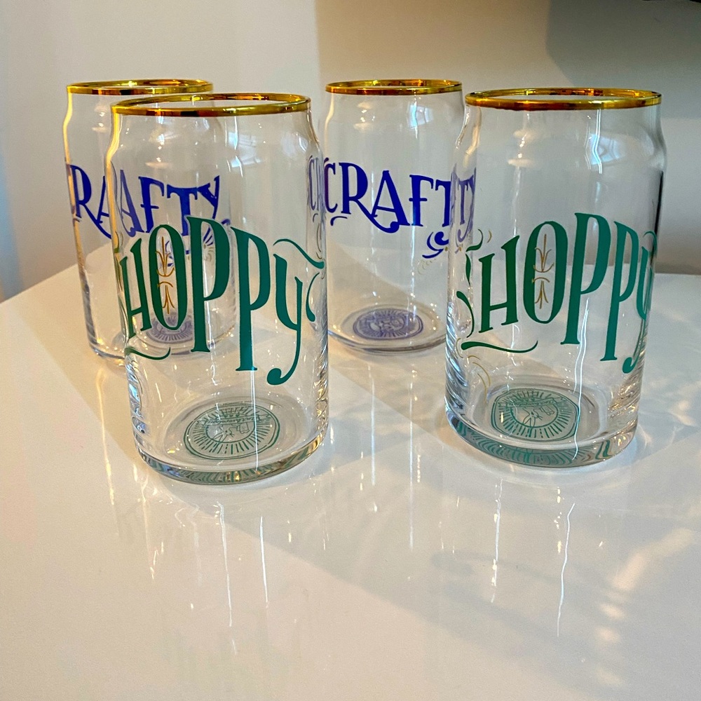 Anthropologie Beer Glasses
